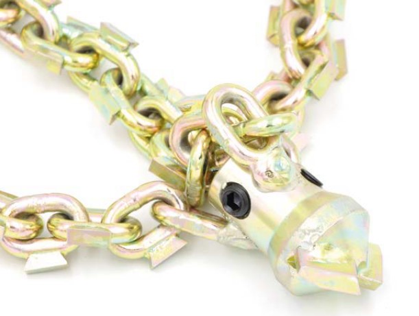 Vis de serrage pour chaîne longue avec tête de perçage et mèches pour câble de 1/2" (12 mm)
