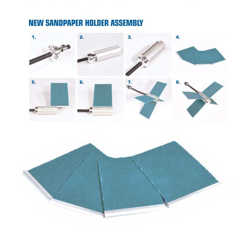 Kit complet de porte-papier de verre