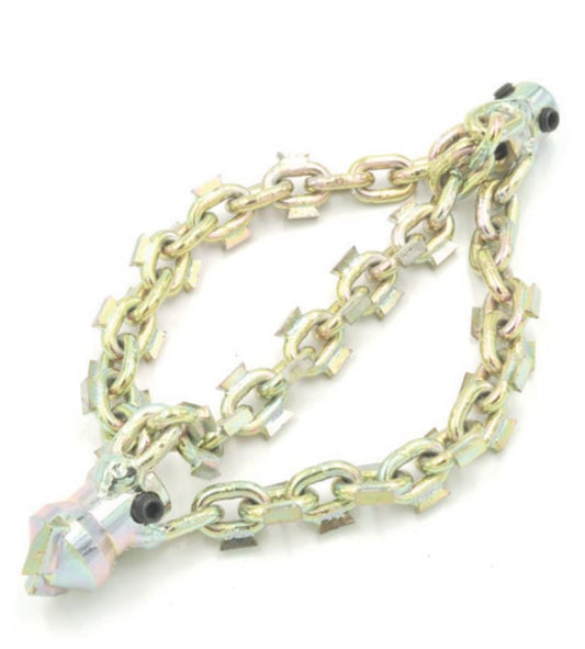 Long Chain Knocker Set Screw with Drill Head with Sawbits for 3/8" (10mm) cable