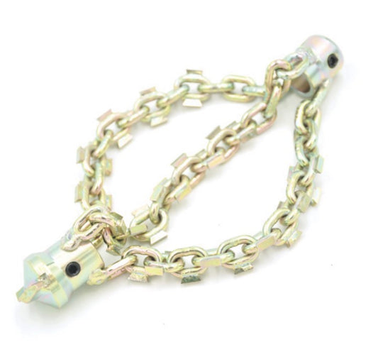 Long Chain Knocker Set Screw with Drill Head with Sawbits for 1/2" (12mm) cable