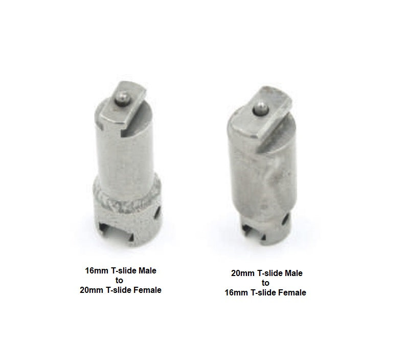 T-Slide adapters (Male to Female)