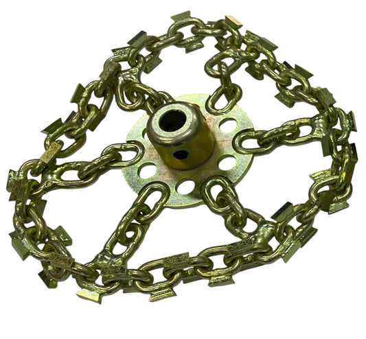 Vis de serrage pour chaîne circulaire avec chaînes de 5 mm et embouts en étoile pour câble de 1/2'' (12 mm) - 12" et 16"