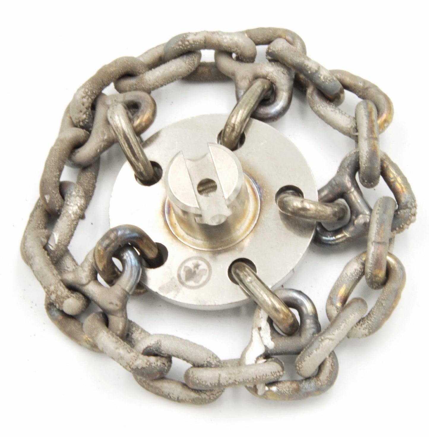 Heurtoir à chaîne circulaire avec connecteur coulissant en T de 20 mm, chaînes de 5 mm sans carbure
