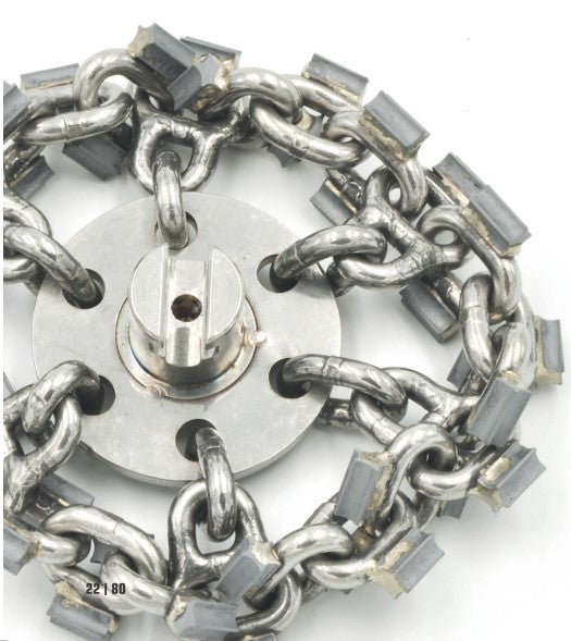 Circular Chain Knocker with 16mm T-Slide connector 4mm chains
