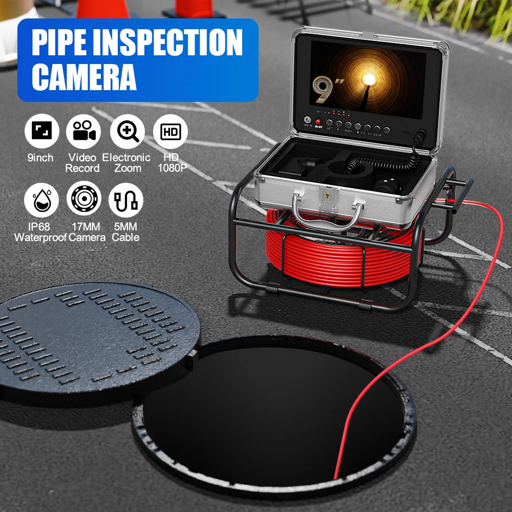 Reel Pipe Inspection Camera